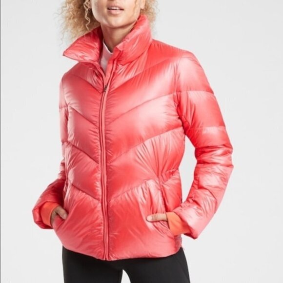 Athleta Woman Down Jacket Size M - Picture 1 of 10